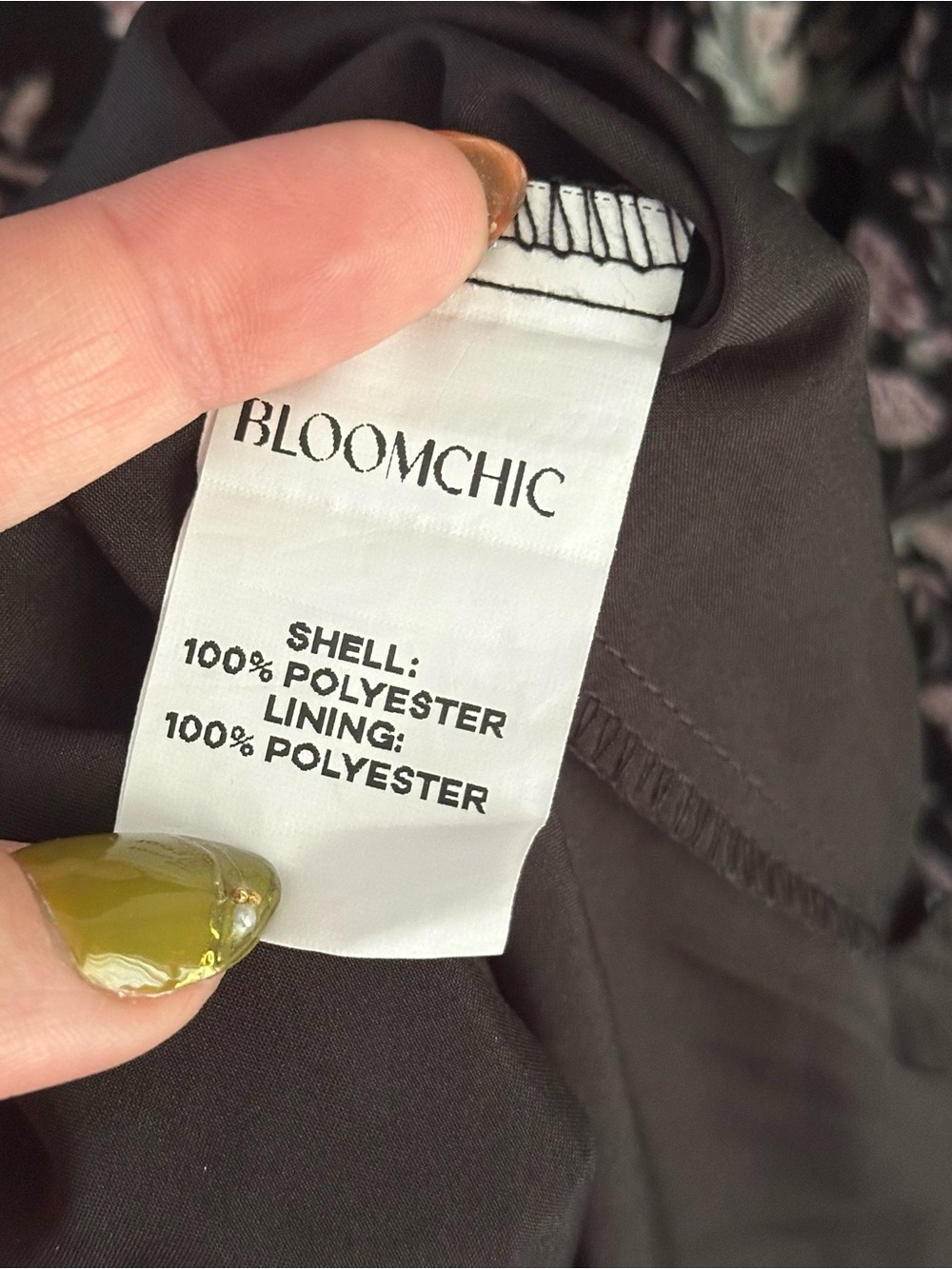 Bloomchic 18-20 women’s 2x floral black midi dress short flowy sleeves 2xl - Picture 9 of 9